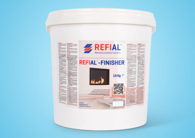 Refial® -Finisher for fireplace surrounds and chimney casings