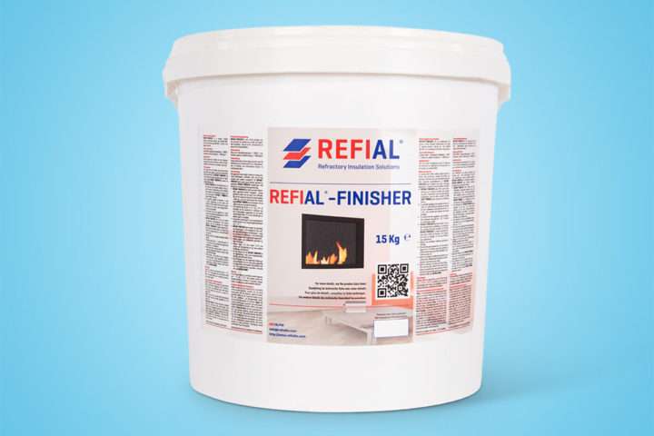 Refial® -Finisher for fireplace surrounds and chimney casings